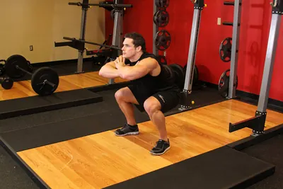 Jump squats: Start